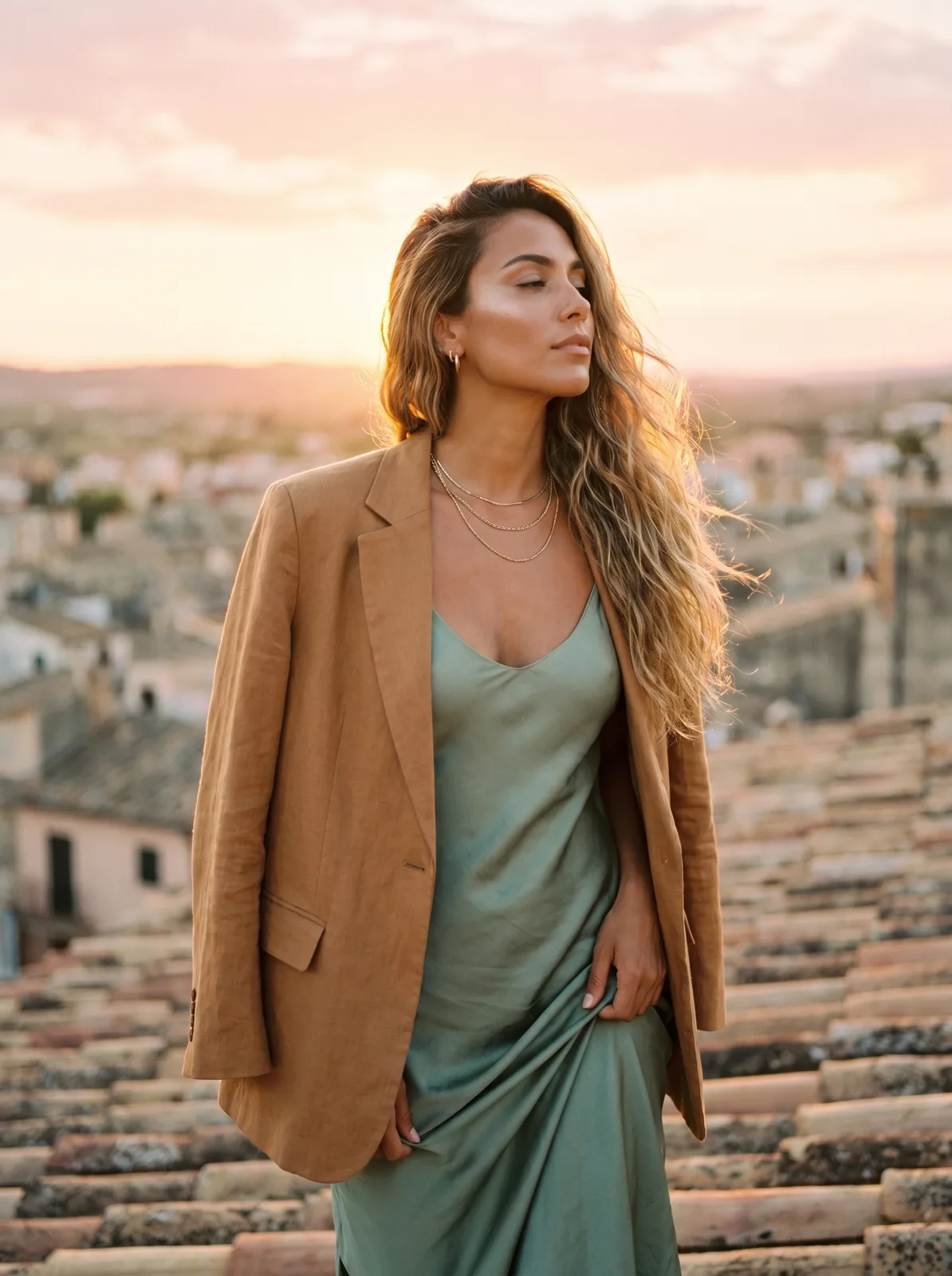 Outdoor golden hour